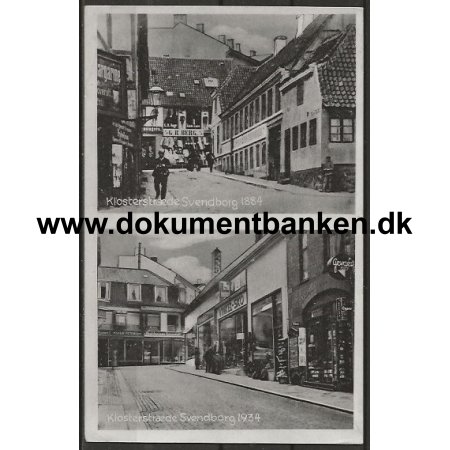 Klosterstrde Svendborg Fyn Postkort