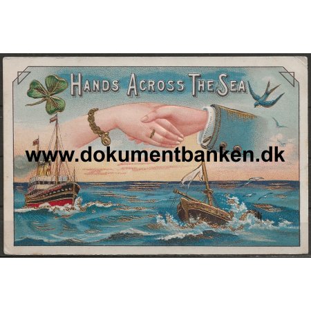 Hands Across The Sea USA Postkort