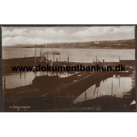 Banff Harbour Arberdeenshire Scotland Postkort