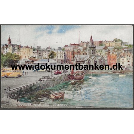 The Harbour St. Peter Port Guernsey England Postkort