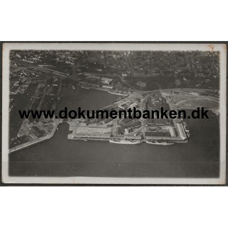 Esbjerg, Den Gamle Havn, Flyfoto/Postkort
