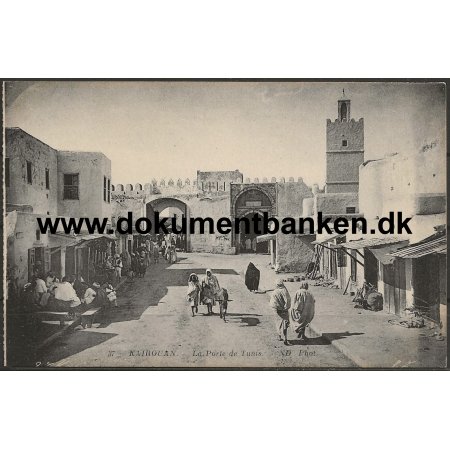 La Porte de Tunis Kairouan Tunesien Postkort