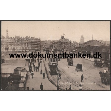 Blackfriars Bridge London England Postkort