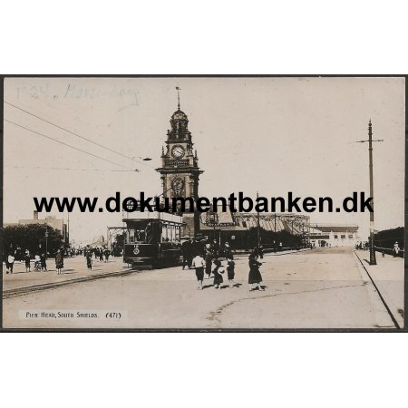 Pier Head South Shields England Postkort