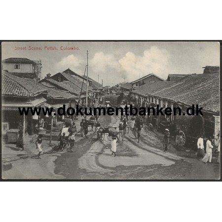 Street Scene Pettah  Colombo Sri Lanka Postkort