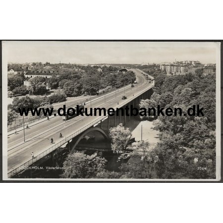 Vsterbron Stockholm Sverige Postkort