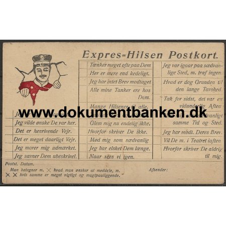 Expres-Hilsen Postkort Diverse