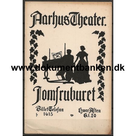 Jomfruburet Aarhus Theater postkort