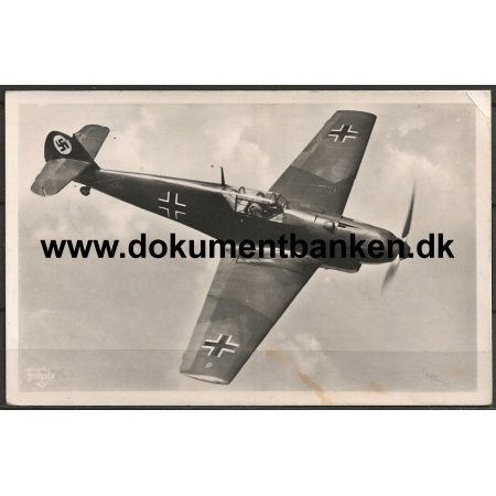 ME 109 Tysk Jagerfly Feldpost Tysk Luftvben Postkort