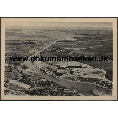 Nstved Ny Havn og Kanal 1938 Postkort