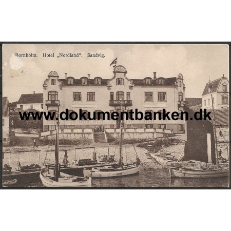 Hotel Nordland Sandvig Bornholm Postkort