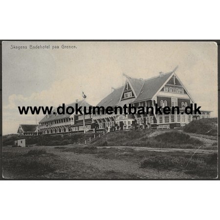 Skagens Badehotel p Grenen Skagen Jylland Postkort