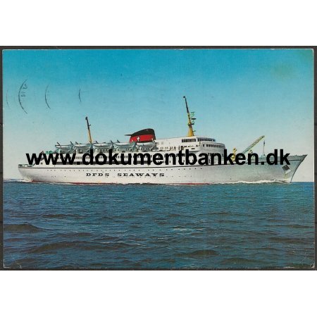 DFDS M/S England Skibsfart Postkort