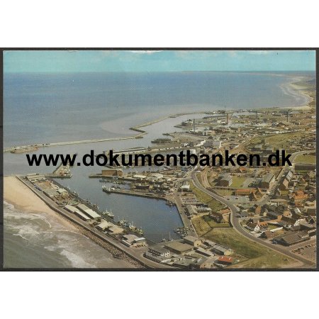 Hirtshals Havn og By Jylland Postkort