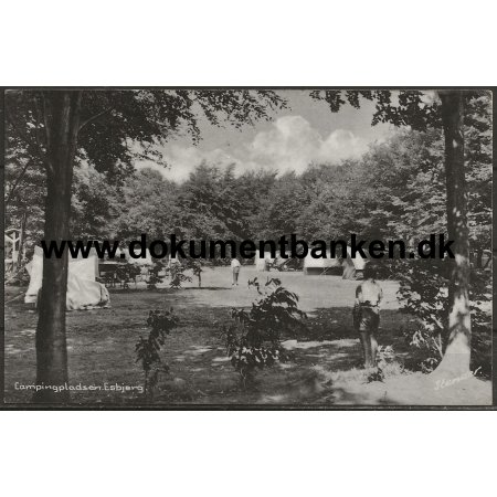 Campingpladsen Esbjerg Jylland Postkort