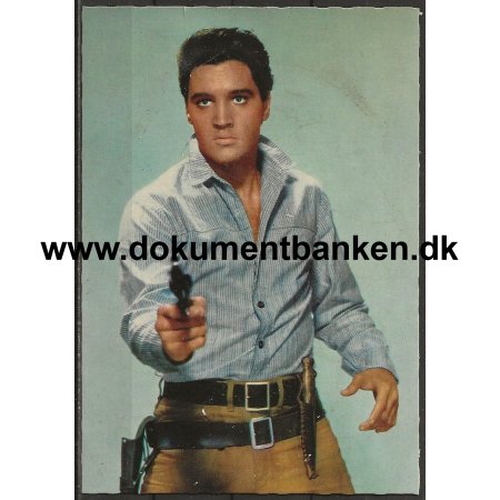 Elvis Presley in Flaming Star 1960 Postkort