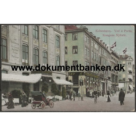 Cafe a Porta Kgs. Nytorv Postkort