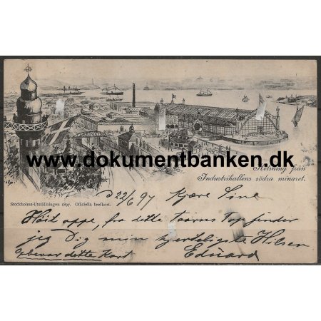 Stockholms-Utstllningen 1897 Postkort