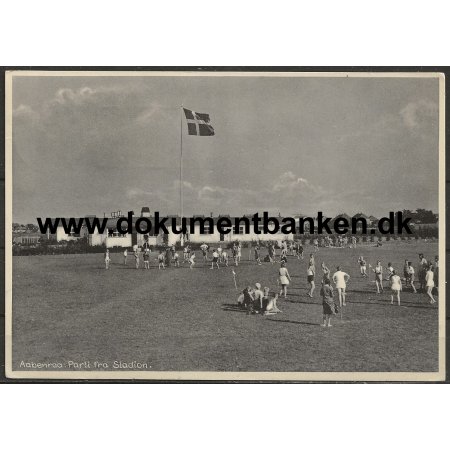 Aabenraa Parti fra Stadion Postkort