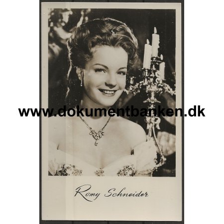 Romy Schneider Filmskuespiller Postkort