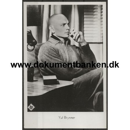 Yul Brynner Skuespiller USA Postkort