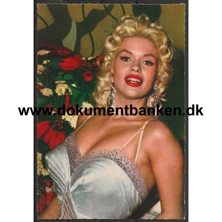 Jayne Mansfield Skuespiller USA Postkort