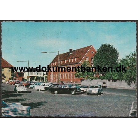 Torvet i Struer Jylland Postkort