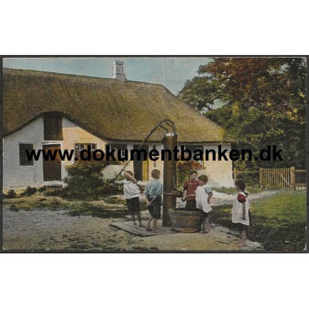 Den Gamle Skole Danmark Postkort