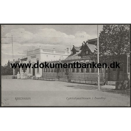 Cyklistpavillonen i Sundby Kbenhavn Postkort
