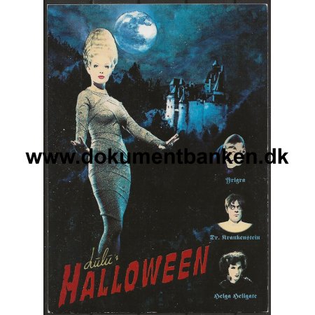 Lulu's Halloween Reklame Postkort
