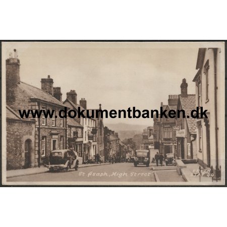 High Street St Asaph Wales England