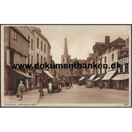 Northgate Street Gloucester England Postkort