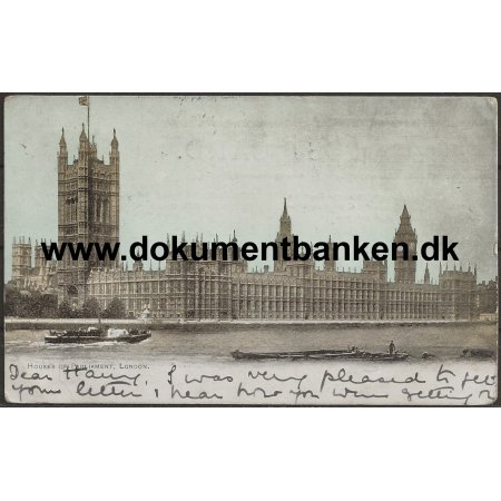 Houses of Parliament London England Postkort