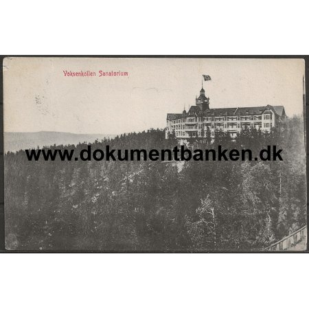 Voksenkollen Sanatorium Oslo Norge Postkort