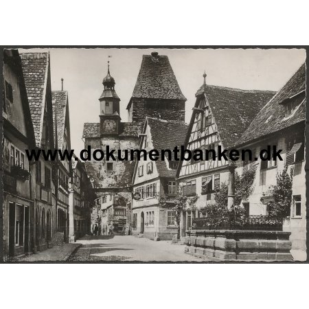 Rothenburg Tyskland Postkort