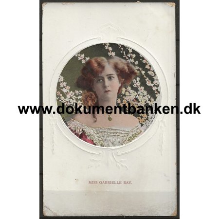 Miss Gabrielle Ray Millsrock Jersey England Postkort