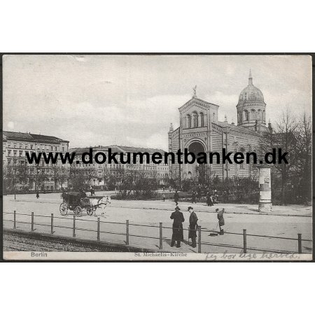 St. Michaelis Kirche Berlin Tyskland Postkort