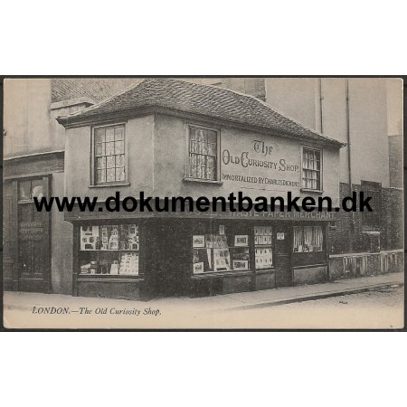 The Old Curiosity Shop London England Postkort