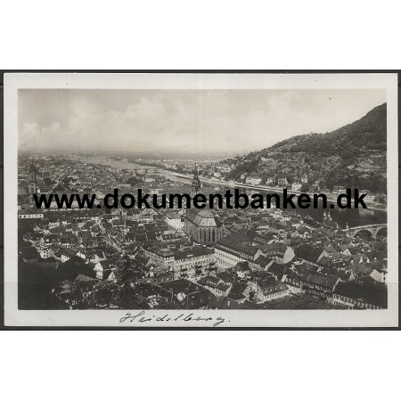 Heidelberg Tyskland Postkort