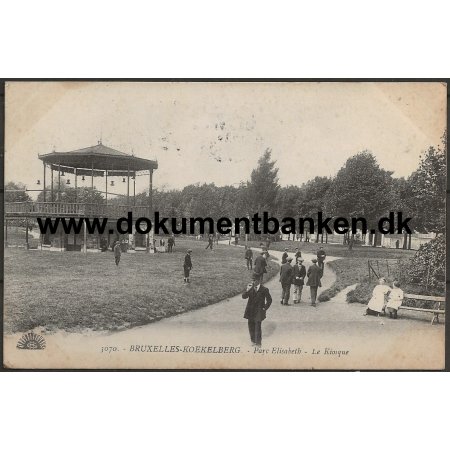 Le Kiosque Parc Elisabeth Bruxelles-Koekelberg Belgien Postkort