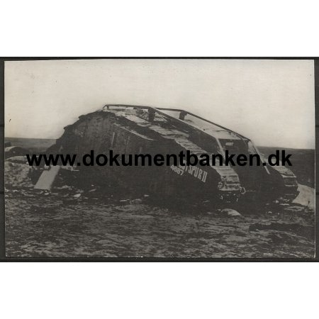 Tank Hotspur 2 nr. 4687 fra 1 Verdenskrig Militr Postkort