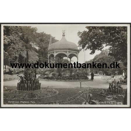 Hoglands Park Karlskrona Sverige Postkort