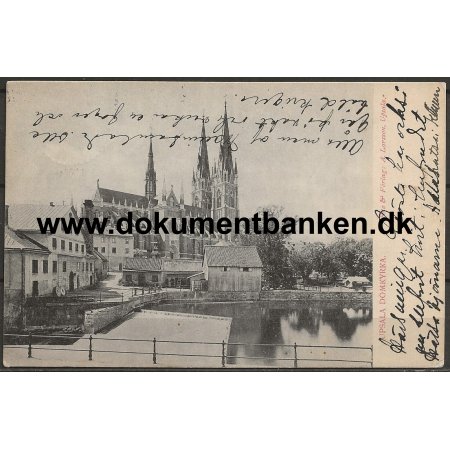 Domkyrkan Upsala Sverige Postkort