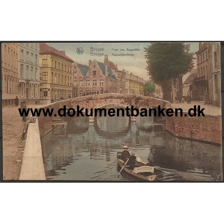 Pont des Augustins Bruges Belgien Postkort