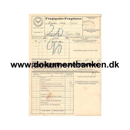 Fyenske Privatbaner - Odense til Vester Aaby - 29 oktober 1941
