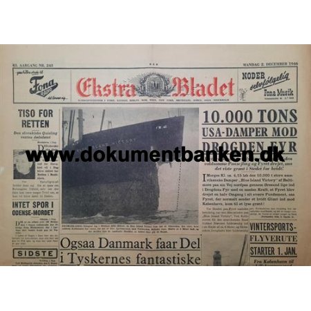 Ekstrabladet, Avis, 2 december 1946