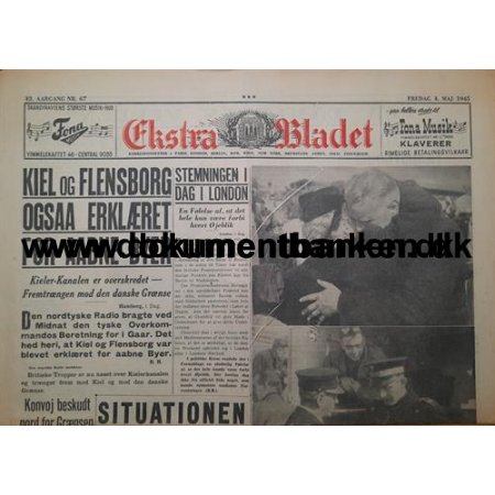 Ekstrabladet, Avis, 4 maj 1945