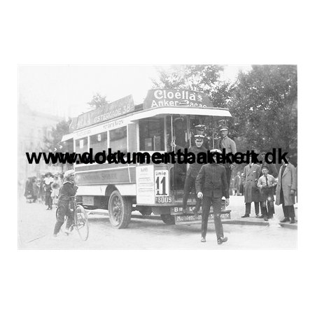 De Dion Bouton Bussen, Linie 11, Kgs. Nytorv, Kbenhavn, 1922