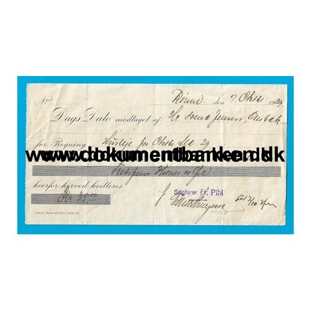 Dags Dato, Dokument, Rnne, Bornholm, 7 oktober 1927