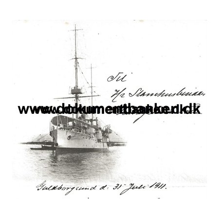 Brev, Chefen p Krydseren Heimdal,  31 Juli 1911